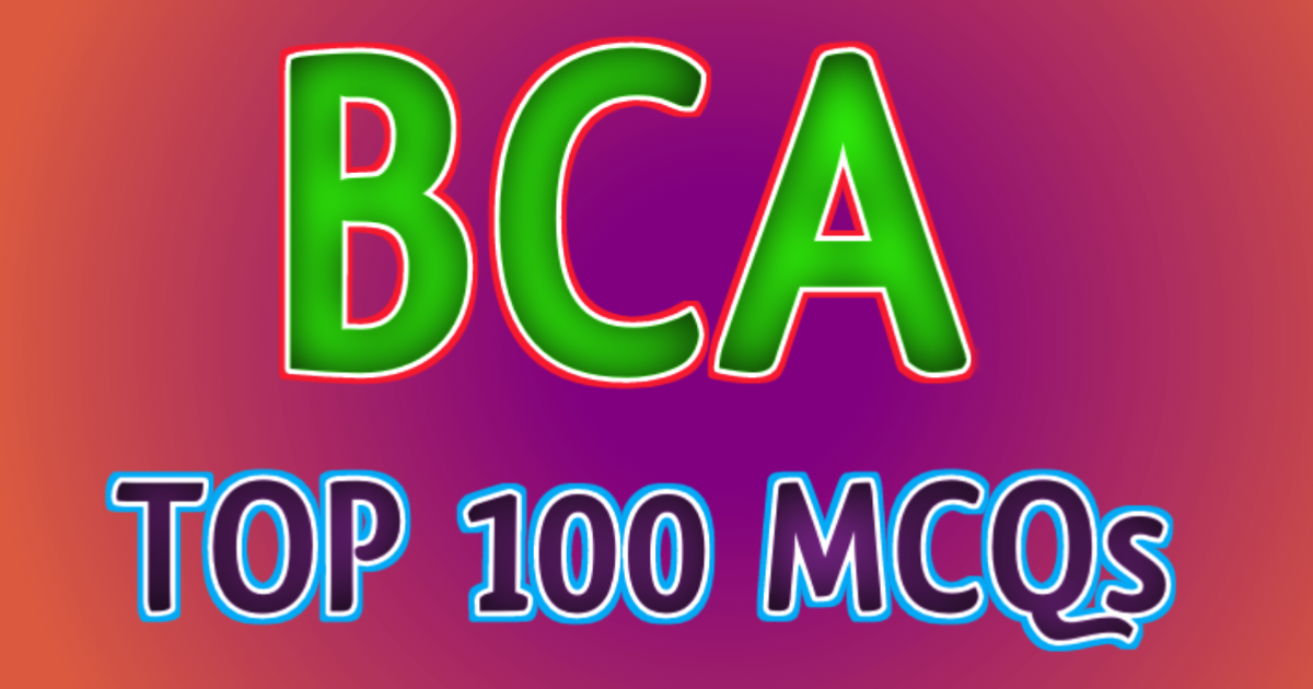 BCA VVI Questions Answer for Exam